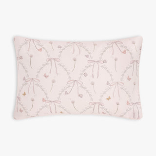 Bows & Butterfly Kisses Toddler Pillow in Pink