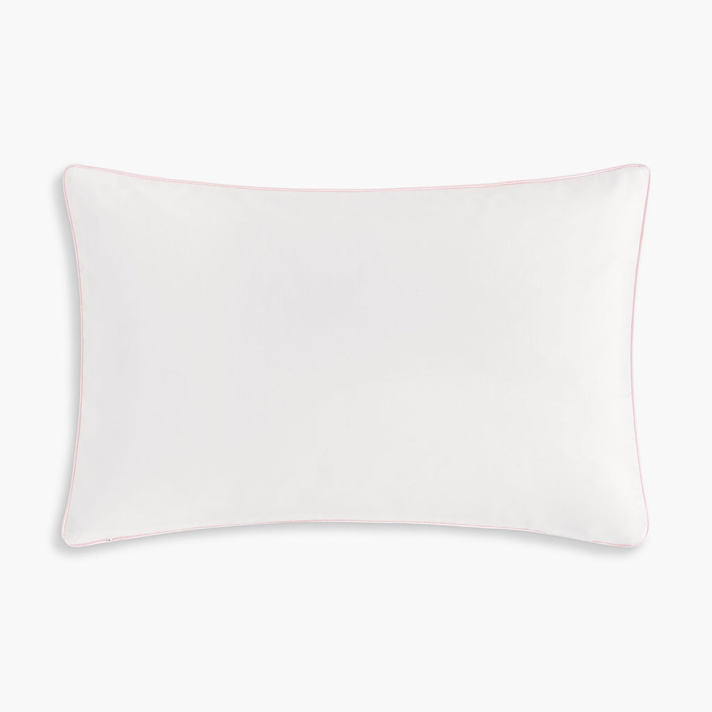 Personalize Me: Petal Scallops Toddler Pillow n Pink backside