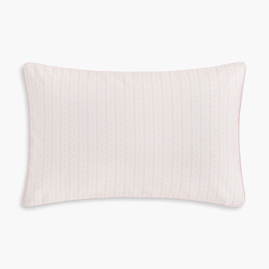 Personalize Me: Petal Scallops Toddler Pillow in Pink
