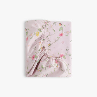 Dreaming of Paradise Crib Sheet folded