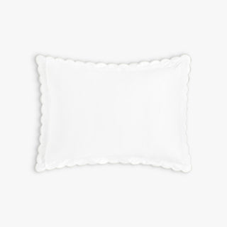 Picnic Gingham Standard Pillowcase Set in Green, Backside in Solid White