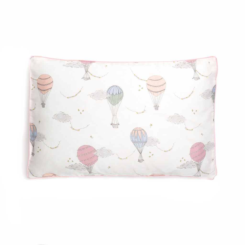 Personalize Me: Touch The Sky Toddler Pillow in Pink