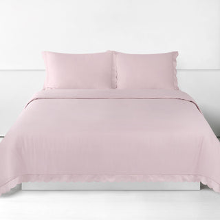 Scalloped Starlight Full/Queen Duvet in Rose