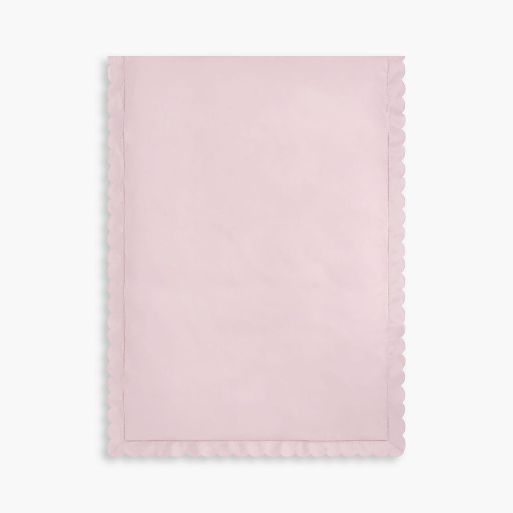 Personalize Me: Scalloped Starlight Toddler Duvet in Rose