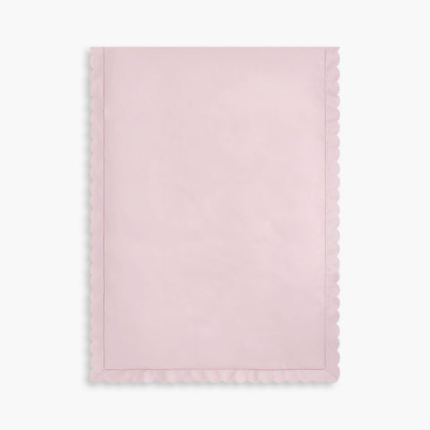 Scalloped Starlight Toddler Duvet in Rose