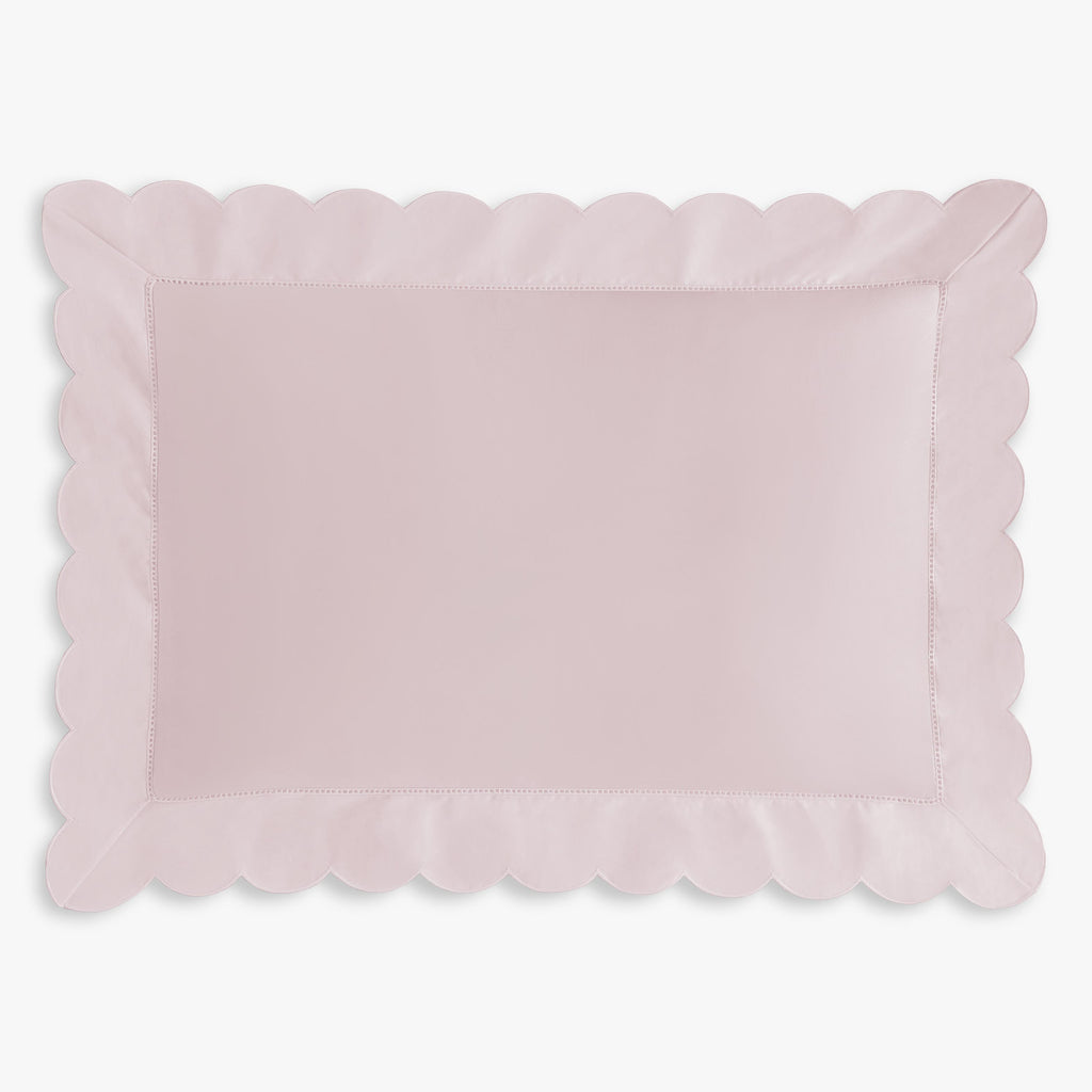 Personalize Me: Scalloped Starlight Toddler Pillow in Rose