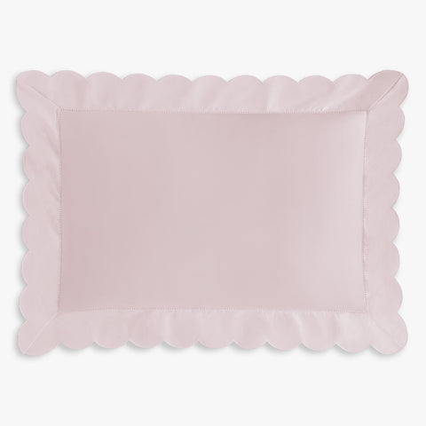 Scalloped Starlight Toddler Pillow in Rose