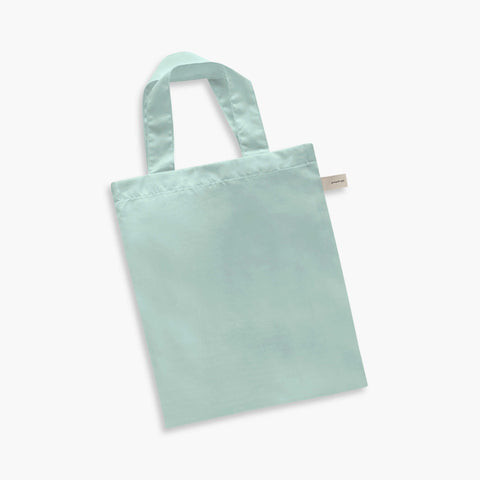 Solid Aqua Tote Bag