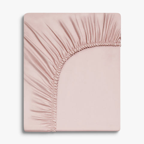 Fitted Sheet in Pink Corner Shot 