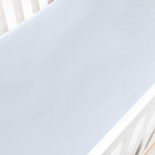 Solid Crib Sheet in Blue