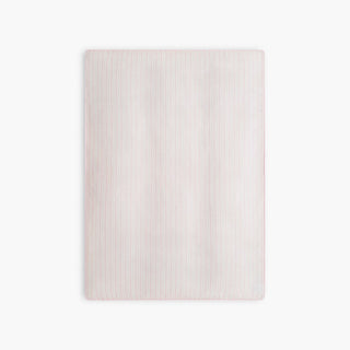 Petal Scallops Baby Duvet in Pink laid flat 