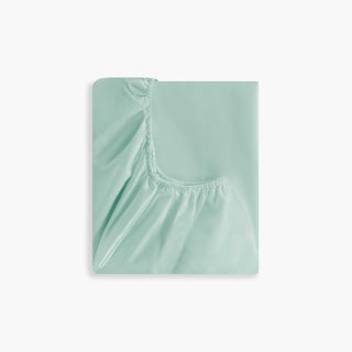 Solid Crib Sheet in Aqua