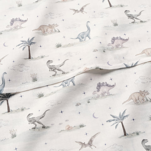 Dino Dreams Swaddle in Sage