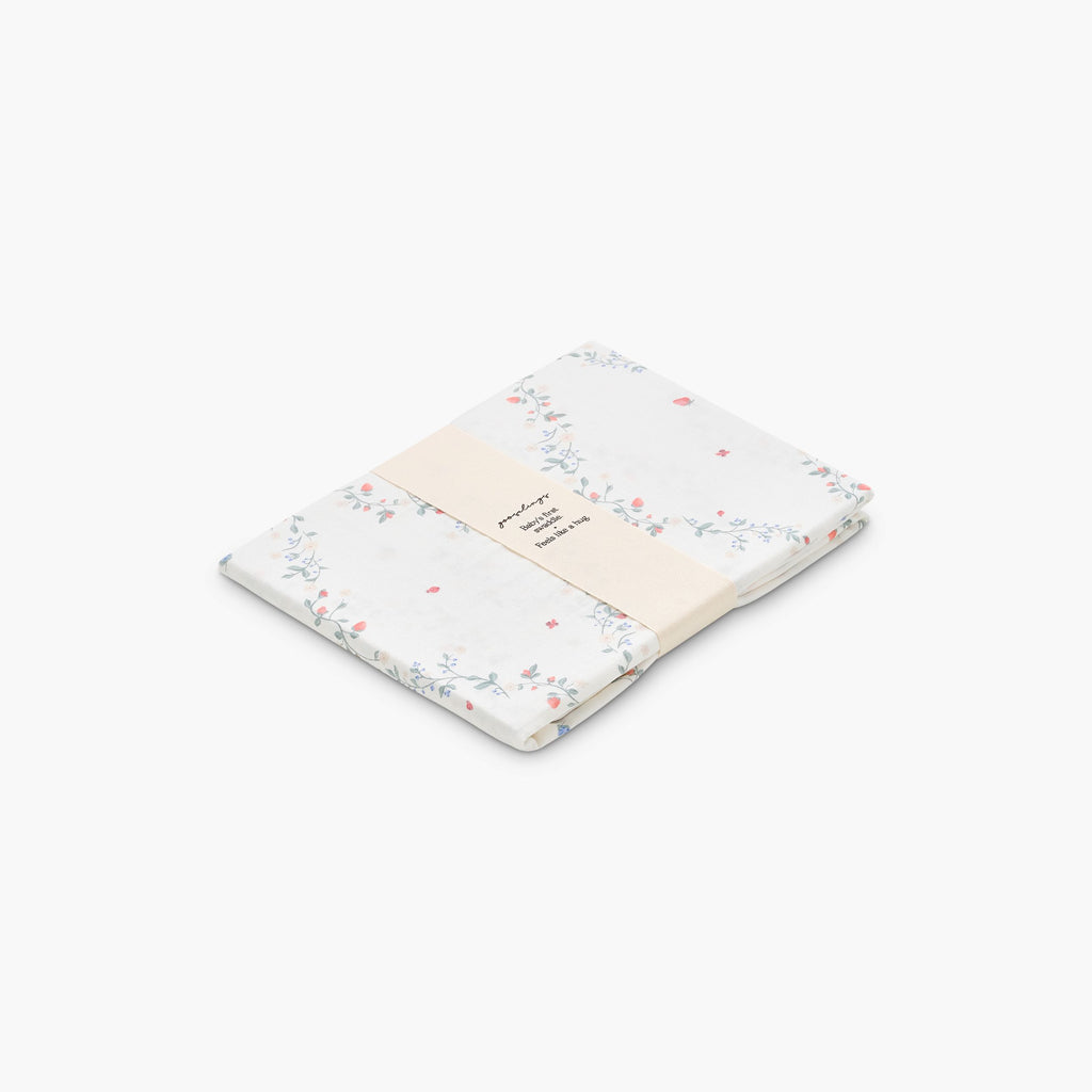 Botanical Berries Swaddle in Ivory 