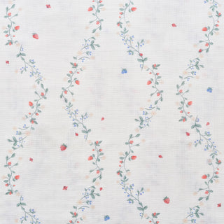 Botanical Berries Swaddle in Ivory up close shot