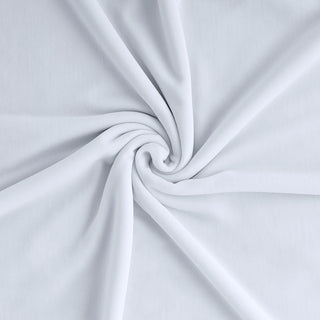 Close-up of blue fabric with a swirl pattern