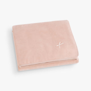 Pink folded blanket