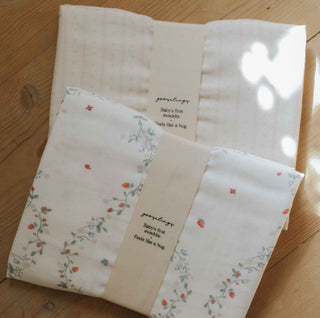 Petal Scallops and Botanical Berries Swaddle
