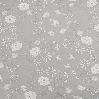 Bird's Song Toddler Duvet - Grey