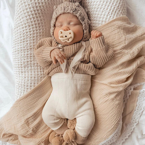 Pacifier Trio Pack- Baby sleeping with pacifier 
