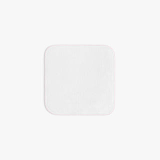 Washcloth with pink trim