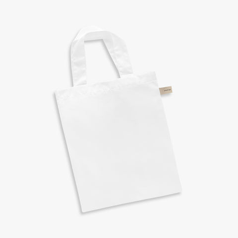 Scalloped Starlight White Tote Bag