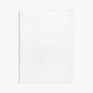 Scalloped Starlight Toddler Duvet in White