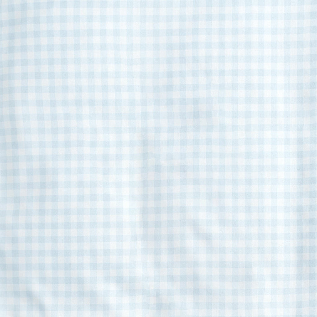 Blue gingham swatch