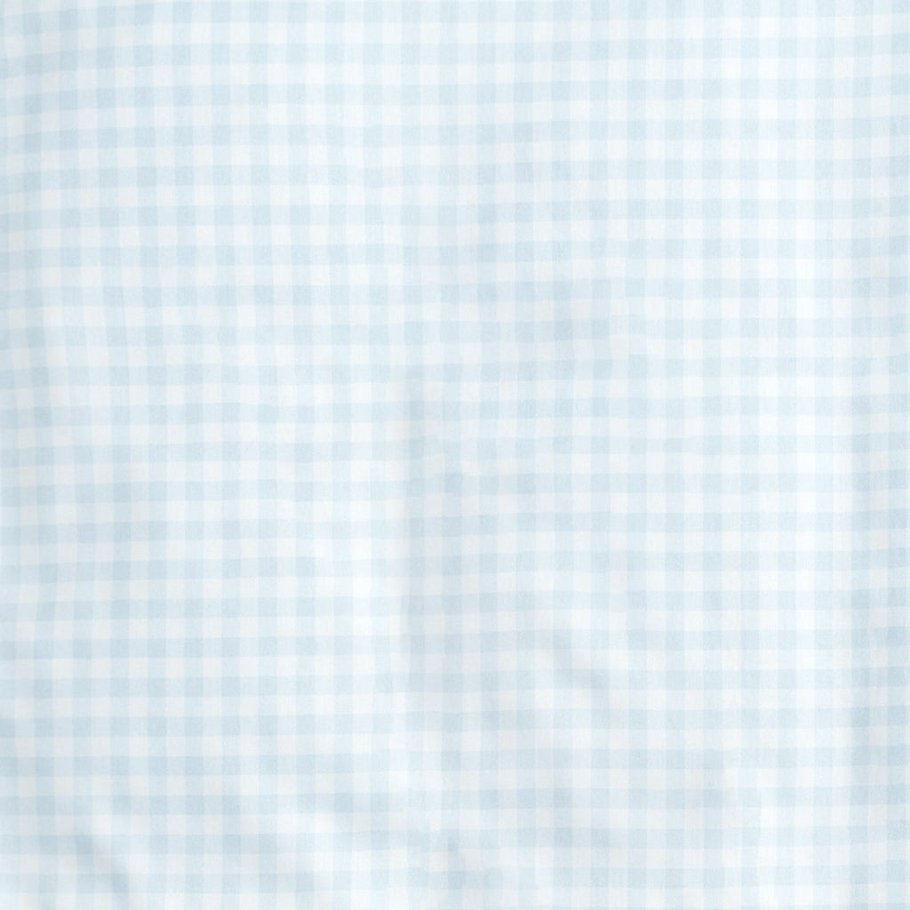 Blue gingham swatch