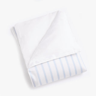Baby Duvet Folded In Coastal stripes print