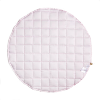Back of play mat, Touch The Sky in solid Pink.