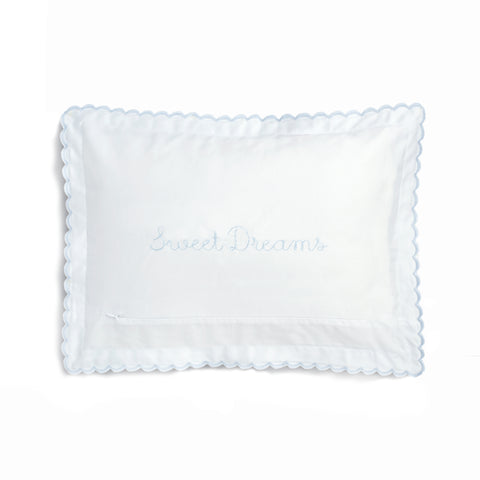 Picnic Gingham Toddler Pillow Blue