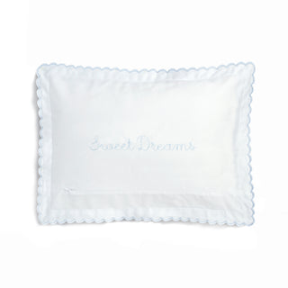 Picnic Gingham Toddler Pillow Blue