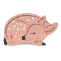 Deer Lamp - Brown