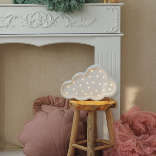 Little Lights Cloud Lamp on stool