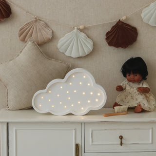 Little Lights Cloud Lamp on dresser