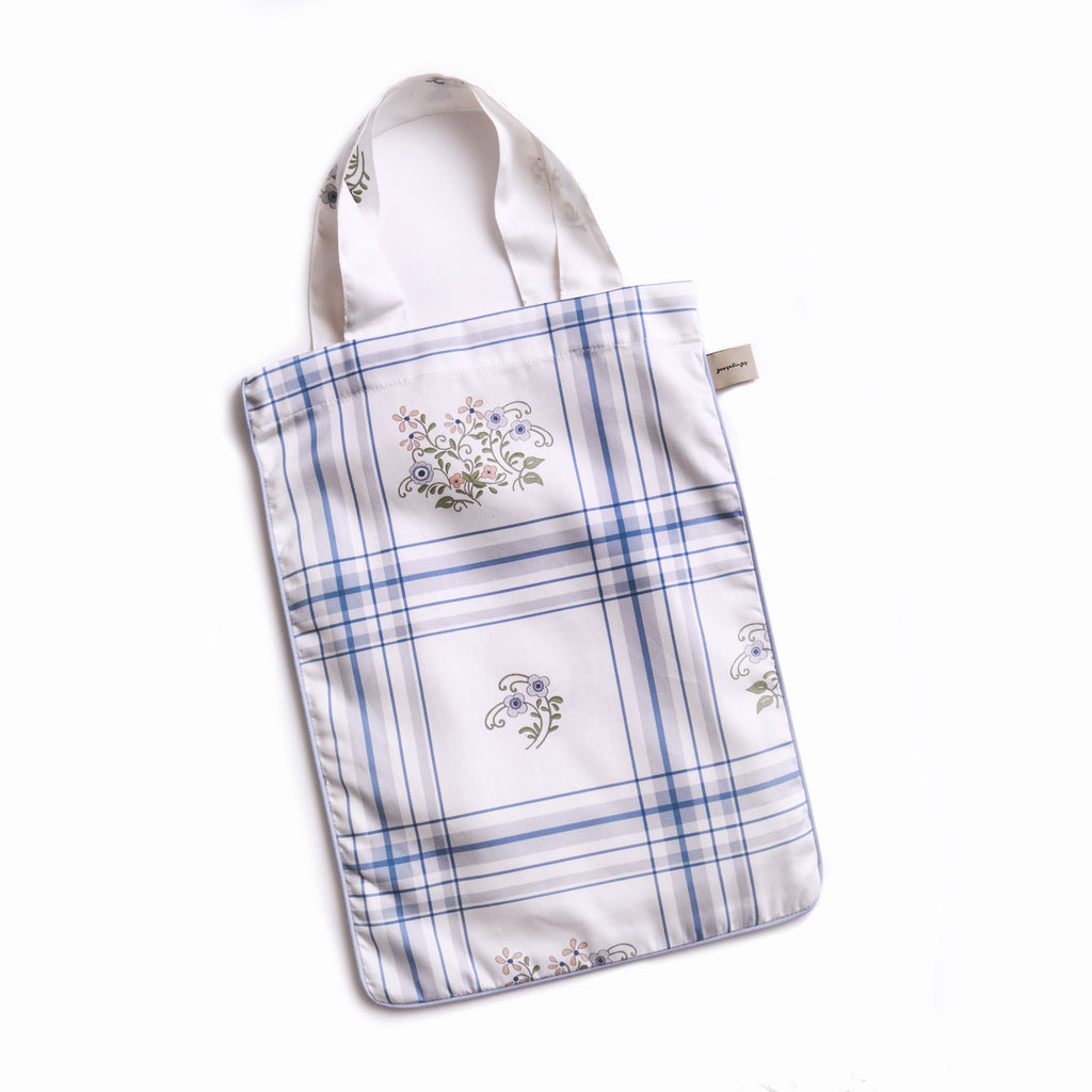 Package bag for the Baby Duvet in the Fleur and Stripe Print