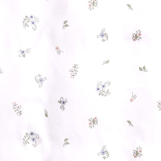 Print Swatch of the Fleur and Stripe Back Side of Print with Flowers in Multi Colors