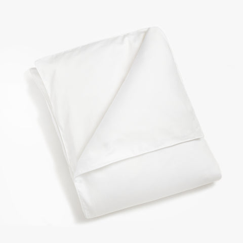 Folded Toddler Duvet in Solid White