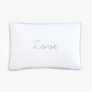 Monogram of the word "Love" on Toddler Pillow