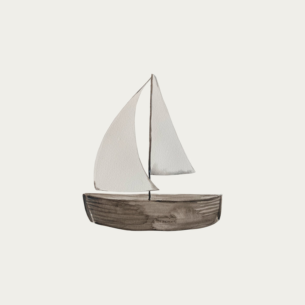 Boat wall decal