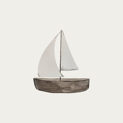 Boat wall decal