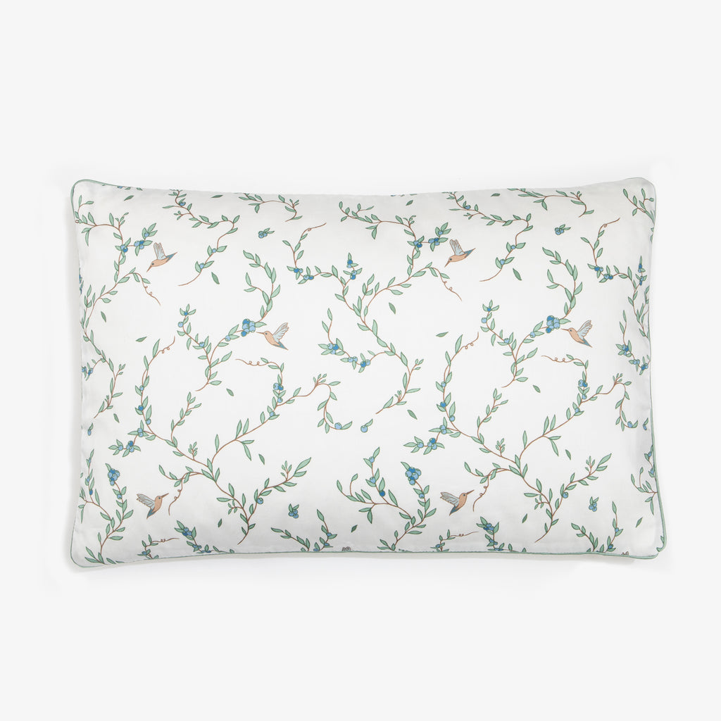 Personalize Me: Toddler pillow in "Secret Garden" print in the color ivory